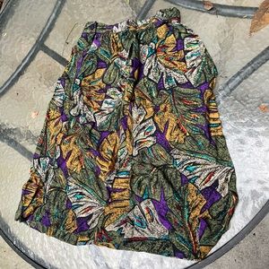 Midi Leaves skirt